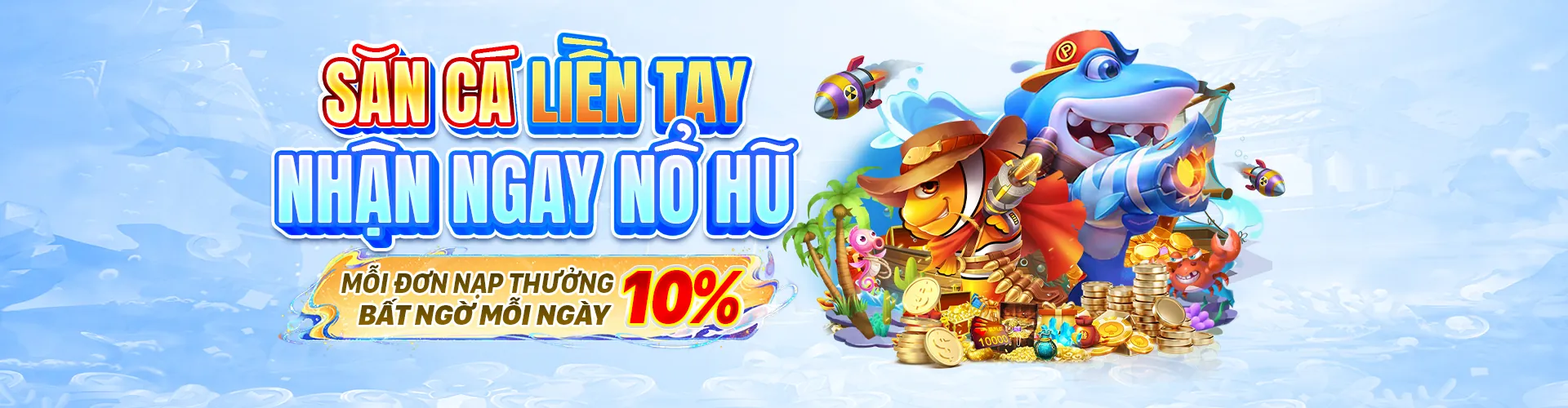 Cảnh game bắn cá 3D sống động tại HM88 Info
